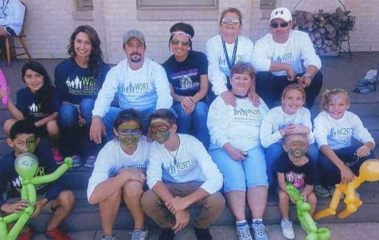 The Burgess Family at the 2nd Annual W2RT in 2013.