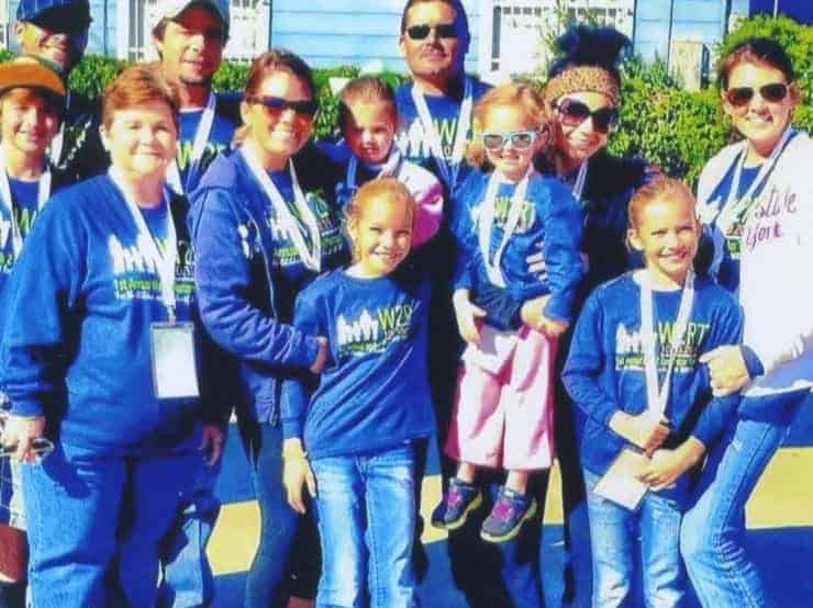 The Burgess Family at the 1st Annual W2RT in 2013.