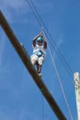 Camp Remember Me - high ropes course