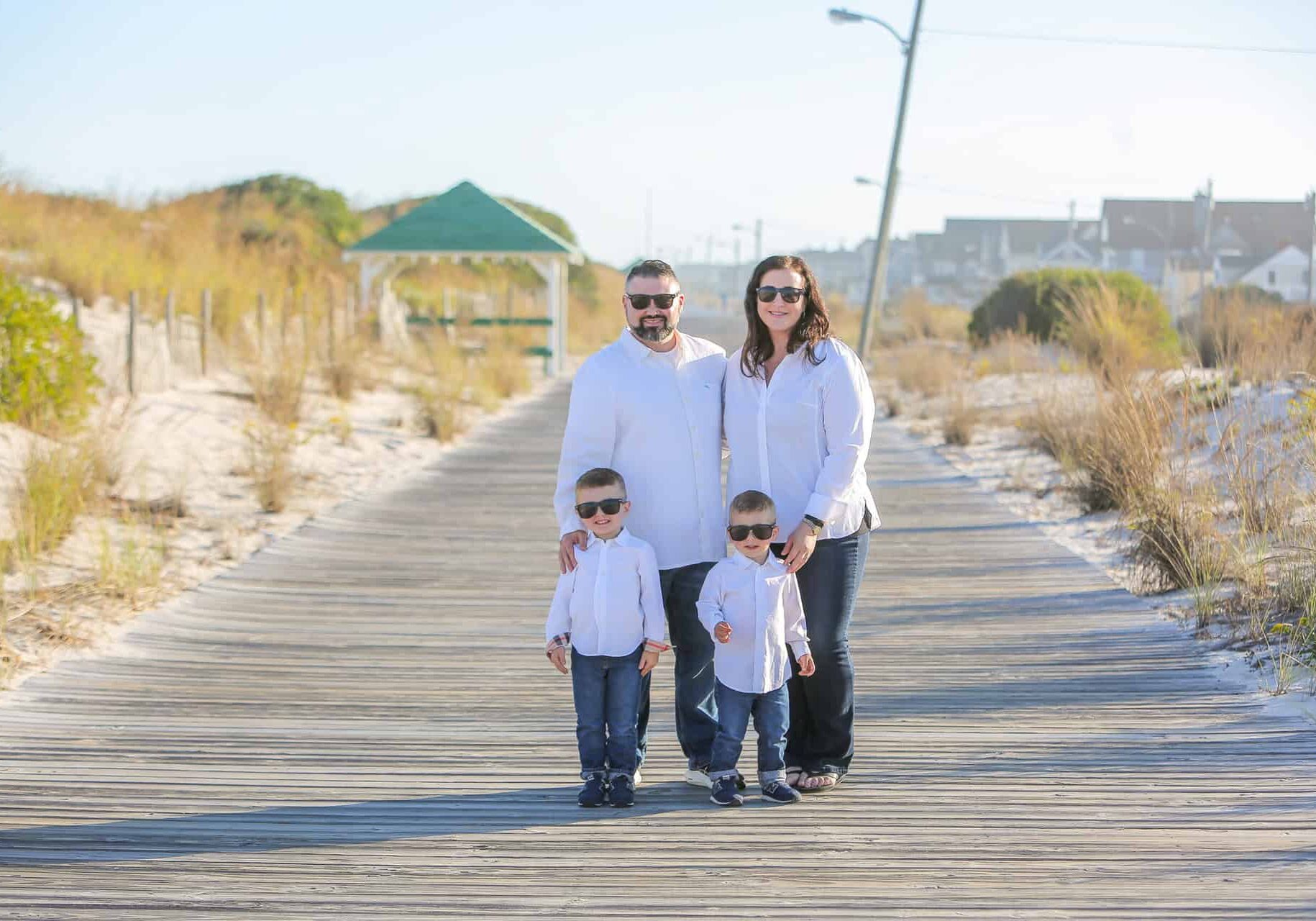 Holland Shea - her, her husband & 2 boys