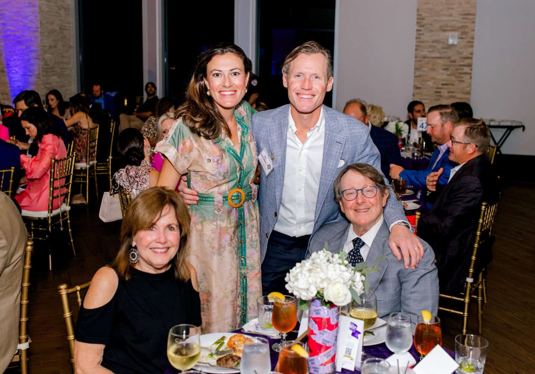 Top - Joe and his wife, Melissa Bottom - Ann and her husband Bill at A Cool Night 2025
