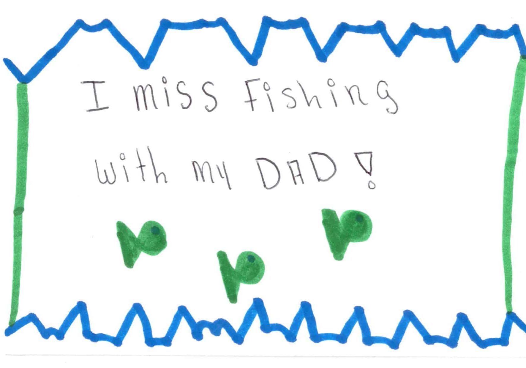 A WARM Place child shares a memory they miss about their dad.